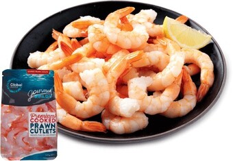 IGA Global Seafoods Cooked Prawn Cutlets 500g offer