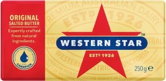 Coles Western Star Butter Pat 250g offer
