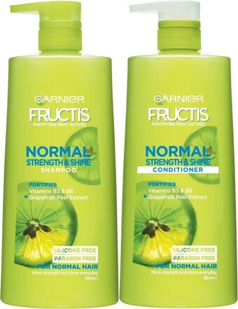 Coles Garnier Fructis Shampoo or Conditioner 850mL offer