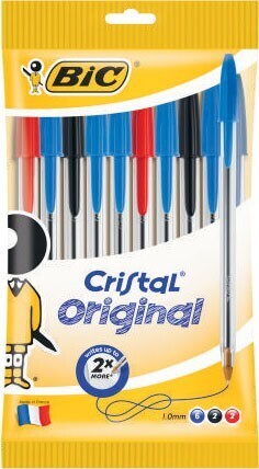 Coles Bic Cristal Pens 10 Pack offer