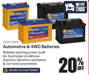 SuperCheap Auto Automotive & 4WD Batteries offer