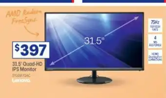 Officeworks 31.5" Quad-HD IPS Monitor offer