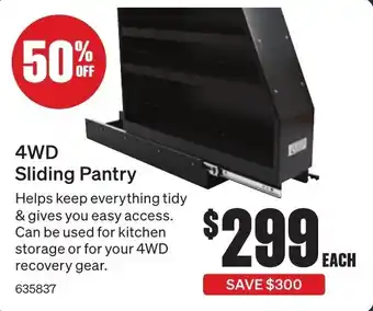 SuperCheap Auto 4WD Sliding Pantry offer