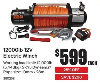 SuperCheap Auto 12000lb 12V Electric Winch offer