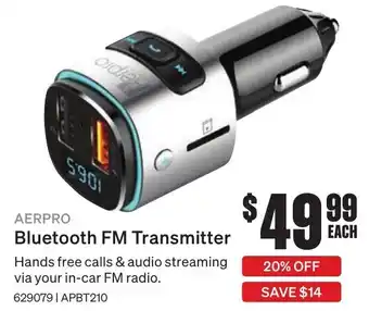 SuperCheap Auto Bluetooth FM Transmitter offer