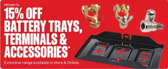 BATTERY TRAYS, TERMINALS & ACCESSORIES