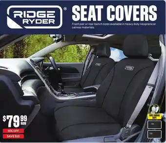 SuperCheap Auto SEAT COVERS offer