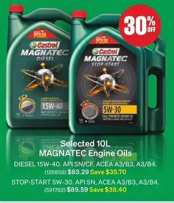 SuperCheap Auto Selected 10L MAGNATEC Engine Oils offer