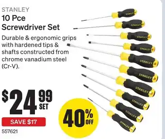 SuperCheap Auto 10 Pce Screwdriver Set offer