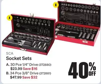 SuperCheap Auto Socket Sets offer