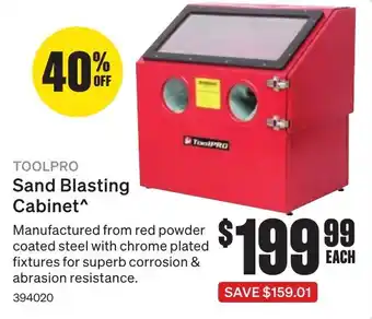 SuperCheap Auto Sand Blasting Cabinet offer
