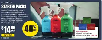 SuperCheap Auto STARTER PACKS offer