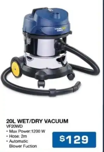 20L WET/DRY VACUUM