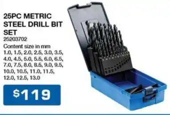 Burson Auto Parts 25PC METRIC STEEL DRILL BIT SET offer
