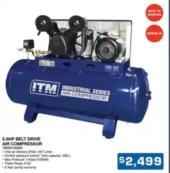 Burson Auto Parts 5.5HP BELT DRIVE AIR COMPRESSOR offer