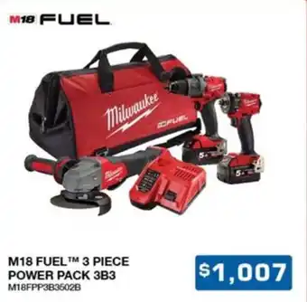 M18 FUEL™ 3 PIECE POWER PACK 3B3