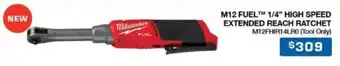 M12 FUEL™ 1/4” HIGH SPEED EXTENDED REACH RATCHET