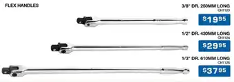 FLEX HANDLES 1/2" DR. 430MM LONG