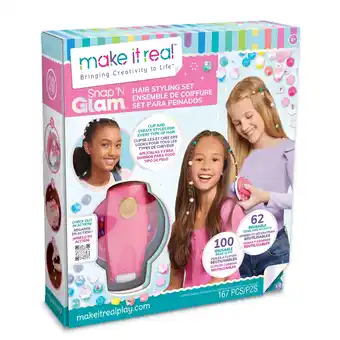 Target Make It Real Snap N Glam Hair Styling Set offer