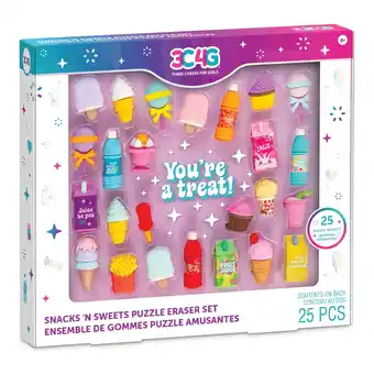 Target 3C4G Snacks N Sweets Puzzle Eraser Set offer