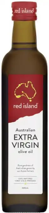 IGA Red Island Australian Extra Virgin Olive Oil 500mL offer