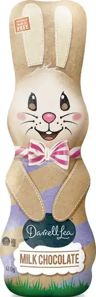 IGA Darrell Lea Milk Chocolate Bunny 400g offer