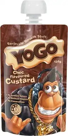 IGA Yogo Chocolate Flavoured Custard 120g offer