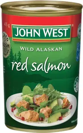 IGA John West Wild Alaskan Red Salmon 415g offer