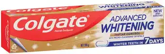 IGA Colgate Advanced Whitening or MaxFresh Toothpaste 120‑200g or Toothbrush 3 Pack Selected Varieties offer