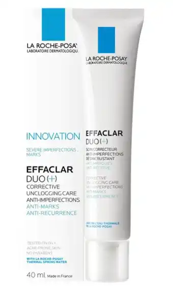 Vital Pharmacy La roche-posay effaclar duo(+) anti-acne moisturiser 40ml offer