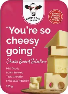 Chrystal Fresh Cheese Board Selection 275g