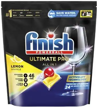 Coles Finish Ultimate Pro Dishwashing Tablets 46 Pack offer