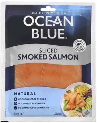 Coles Ocean Blue Smoked Salmon 180g offer