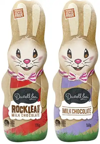 Coles Darrell Lea Bunny 160g-170g offer