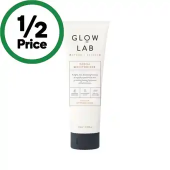 Woolworths Glow Lab Moisturiser 100ml offer