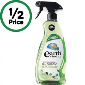 Woolworths Earth Choice Antibacterial All Purpose Surface Spray 600ml offer