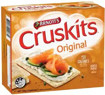 Coles Arnott's Cruskits Crispbread 125g or Shapes Crackers 130g-190g offer