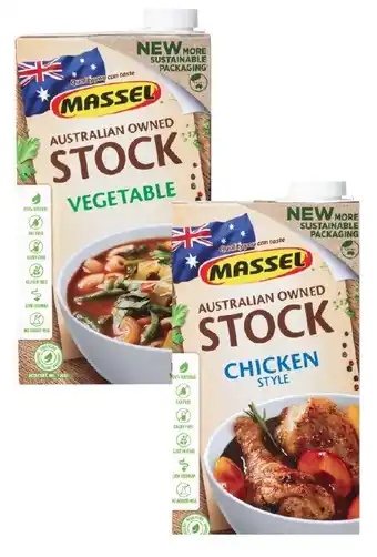 Coles Massel Gourmet Liquid Stock 1 Litre offer