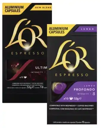 Coles L'or Nespresso Compatible Coffee Capsules 10 Pack offer