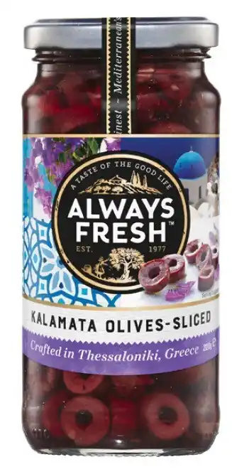 Coles Always Fresh Kalamata Olives 220g offer