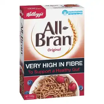 Woolworths Kellogg’s All Bran Original 530g offer