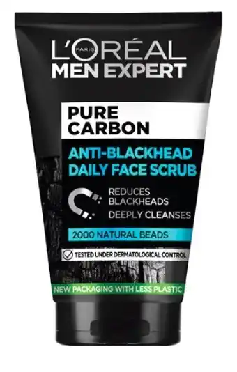 Coles L'Oréal Men Expert Pure Carbon Face Scrub 100mL offer