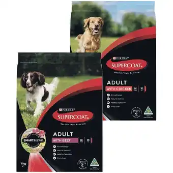 Woolworths Supercoat Dry Dog Food 6.7-7 kg offer