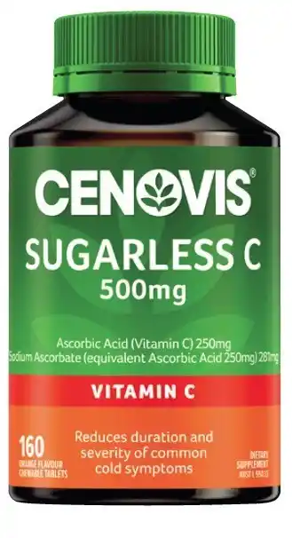 Coles Cenovis Sugarless C 500mg Tablets 160 Pack offer