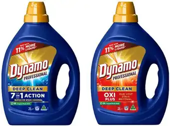 Coles Dynamo Professional 7 In 1 Laundry Liquid 2 Litre offer