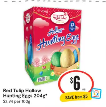 Red Tulip Hollow Hunting Eggs 204g