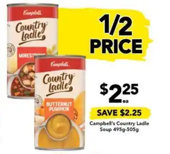 Drakes Campbell's Country Ladle Soup 495g-505g offer