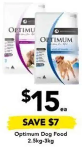 Drakes Optimum Dog Food 2.5kg-3kg offer