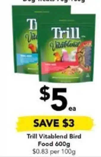 Trill Vitablend Bird Food 600g