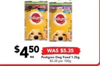 Drakes Pedigree Dog Food 1.2kg offer